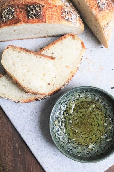 Fossil Garlic Grater and Dipping Bowl
