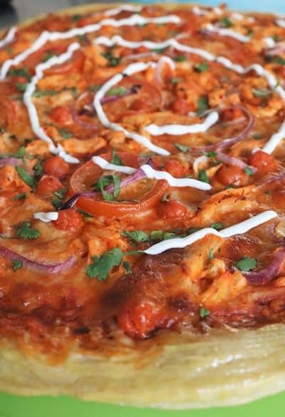 Sabauce Chicken & Chickpea Pizza #pizzalife