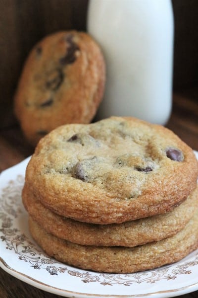 Sourdough Dark Chocolate Chip Cookies #sourdoughstarter