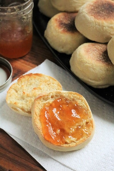 Sourdough English Muffins #Sourdough