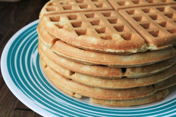 Sourdough Waffles #wafflestack