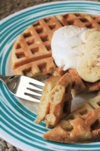 Sourdough Waffles #sofluffy