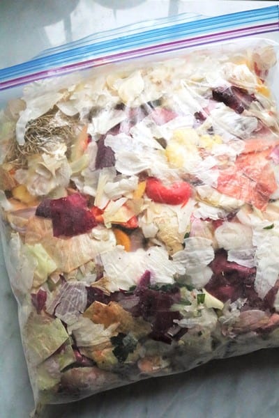 Frozen Vegetable Scraps