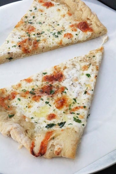 Cacio e Pepe Pizza with Truffle Oil