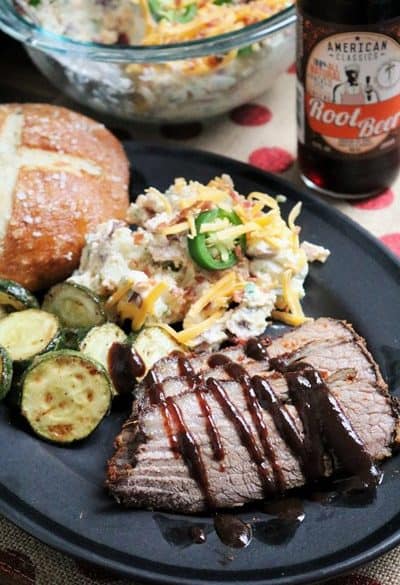 Smoked BBQ Brisket Platter