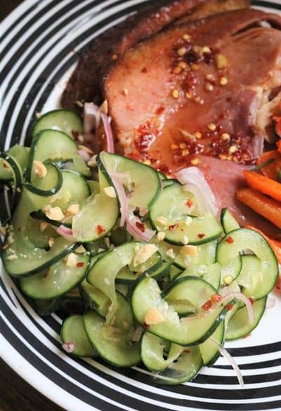 Thai Cucumber Salad Side Dish