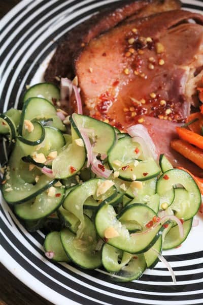 Thai Cucumber Salad Side Dish