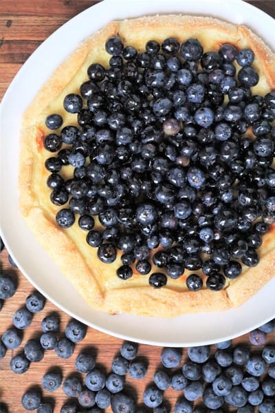 Blueberries and Cream Galette