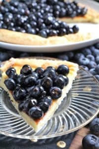 Blueberries and Cream Cheese Galette