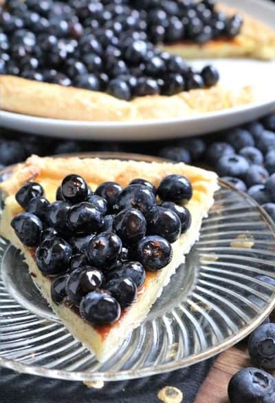 Blueberries and Cream Cheese Galette