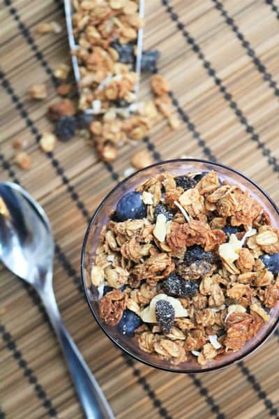 Homemade Oatmeal Raisin Cookie Granola