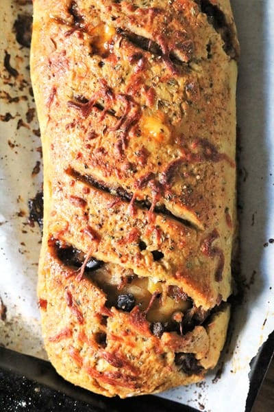 BBQ Pulled Pork Stromboli