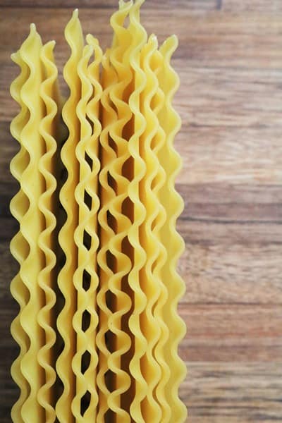 Uncooked Lasagna Noodles