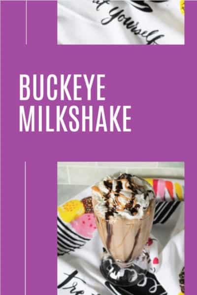 Buckeye Milkshake #recipe #thespiffycookie