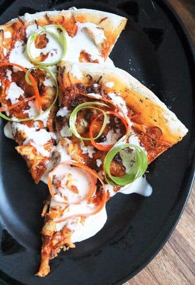 Buffalo Chicken Pizza #buffalowing #buffalopizza #thespiffycookie