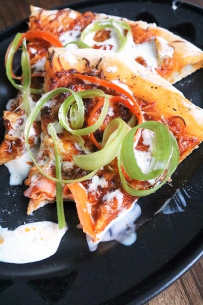 Buffalo Chicken Pizza with Ranch