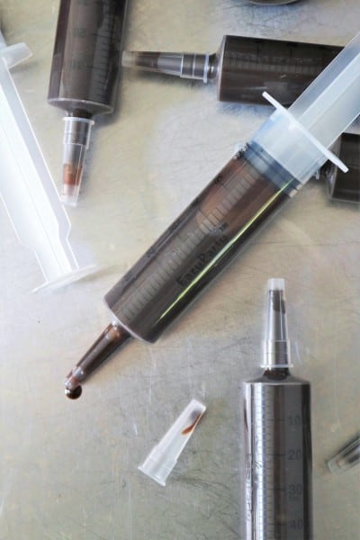 Chocolate Stout Pudding Shots #jelloshots