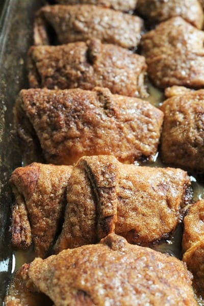 Easy Apple Dumplings - fresh out of the oven