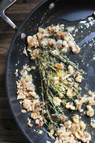 Walnut Thyme Butter Sauce