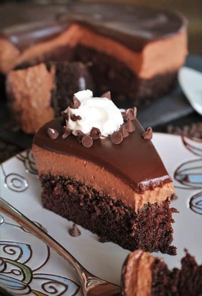 Chocolate Mousse Cake #thespiffycookie #chocolatecake #dessertrecipe