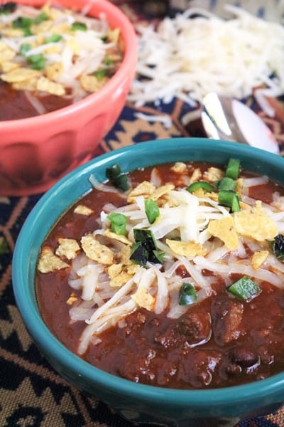 Holy Mole Chili #fallrecipes