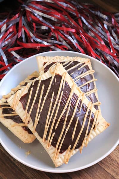 Peanut Butter #PopTart with Chocolate Glaze #breakfast