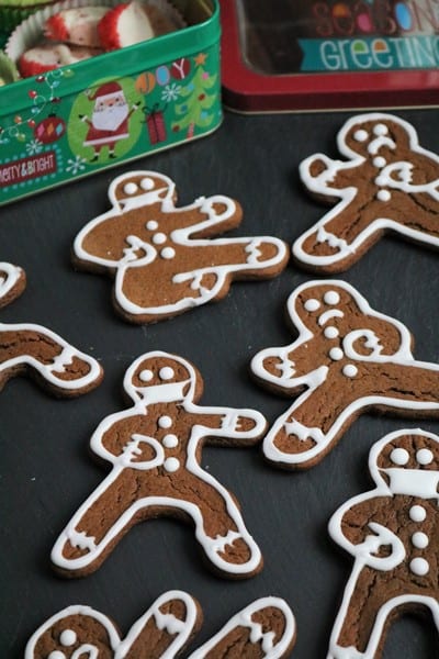 Cut-Out Gingerbread Ninja Cookies