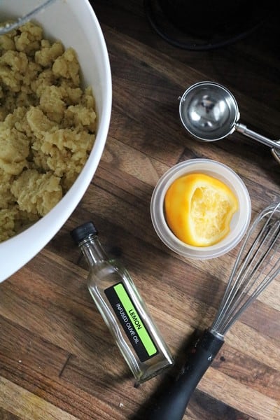 Sugar Cookies made with Lemon Olive Oil