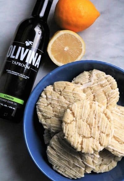 Lemon Olive Oil Sugar Cookies #olivinataproom