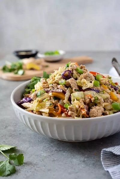 Egg Roll in a Bowl by Flavor The Moments