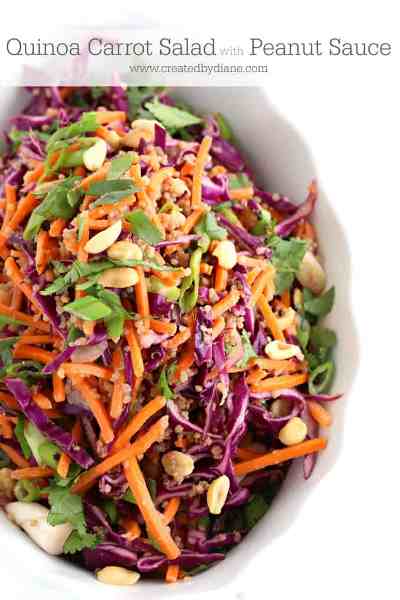 Quinoa Carrot Salad by Created by Diane