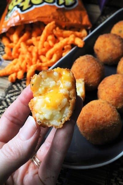 Cheetos Cheddar Stuffed Arancini