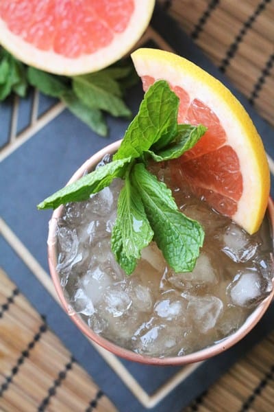 Mint Julep with Grapefruit #melissasproduce