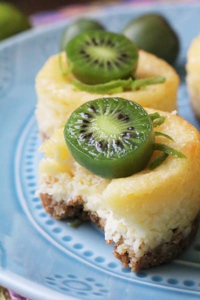 Kiwi Coconut Key Lime Cheesecake #mini