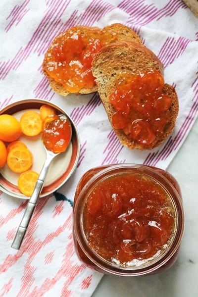 Easy Kumquat Lavender Marmalade #homemade
