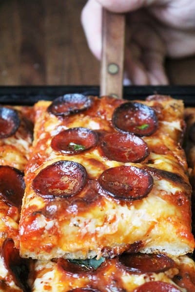 Focaccia Pizza Slice