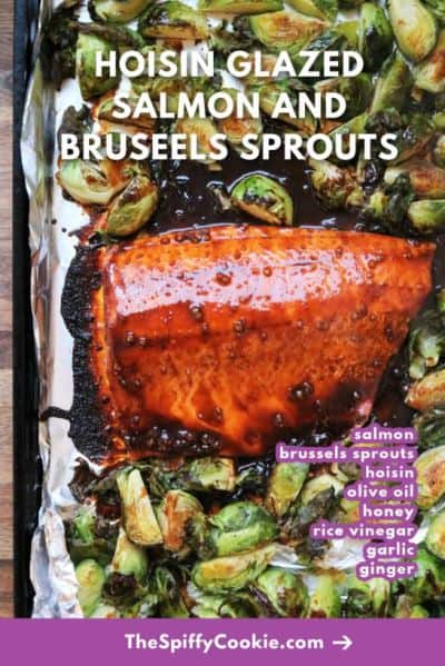 Hoisin Glazed Salmon and Brussels Sprouts Recipe