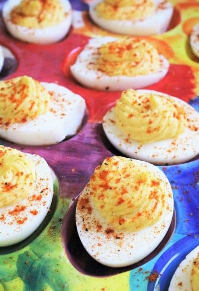 BBQ Deviled Egg Platter