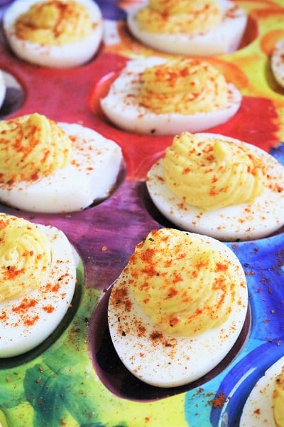 BBQ Deviled Egg Platter