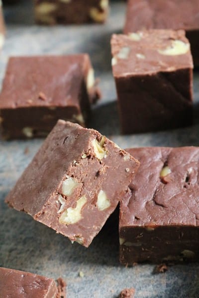 Magic French Chocolate Walnut Fudge