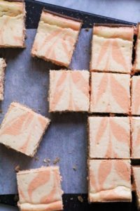 Orange Creamsicle Cheesecake Bars #summer