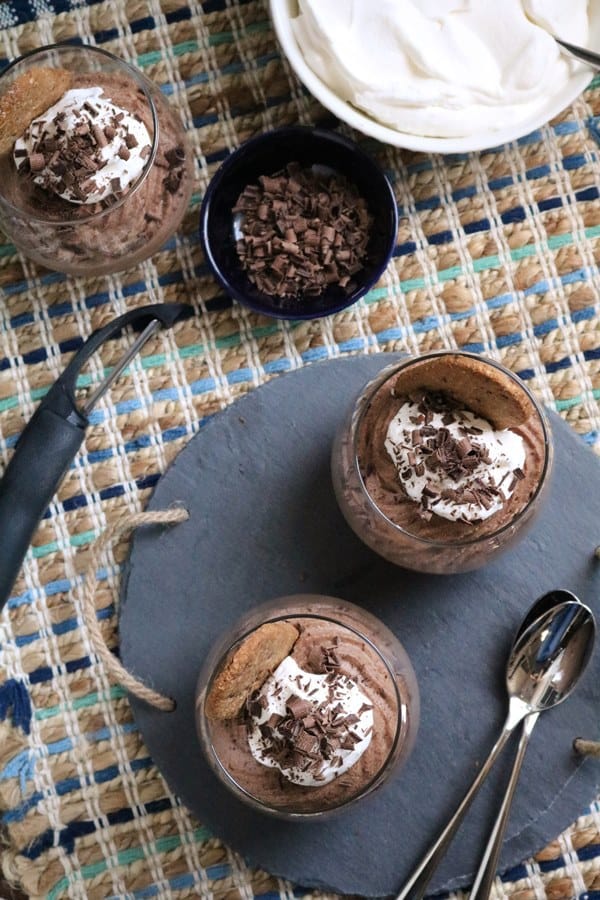 Homemade Chestnut Chocolate Mousse