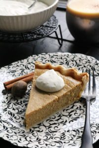 Eggnog Pumpkin Pie SLice