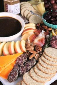 Fall Charcuterie Board w/ Caramel Apple Dip