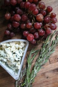 Red Grapes, Gorgonzola, and Rosemary Pizza Toppings