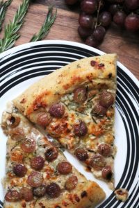 Grape & Gorgonzola Pizza Slice