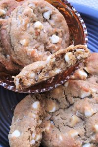Lemongrass Coconut White Chocolate Chip Cookies #thespiffycookie