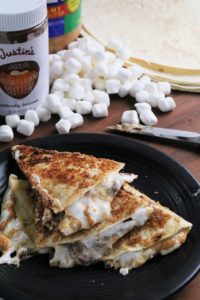 Peanut Butter S'mores Quesadilla