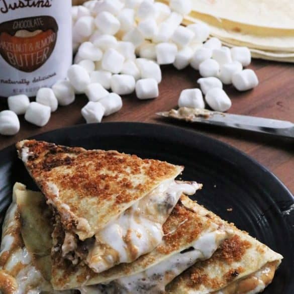 Peanut Butter S'mores Quesadilla