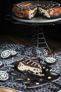 Oreo Spiderweb Cheesecake